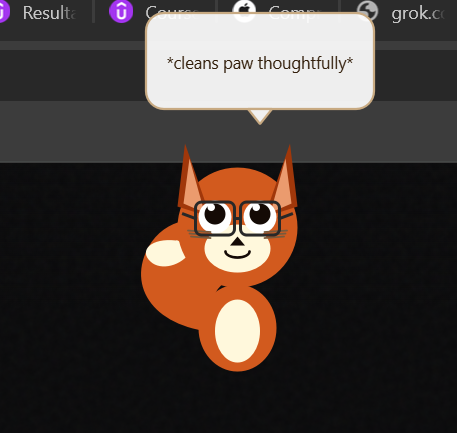 Vex with glasses accessory